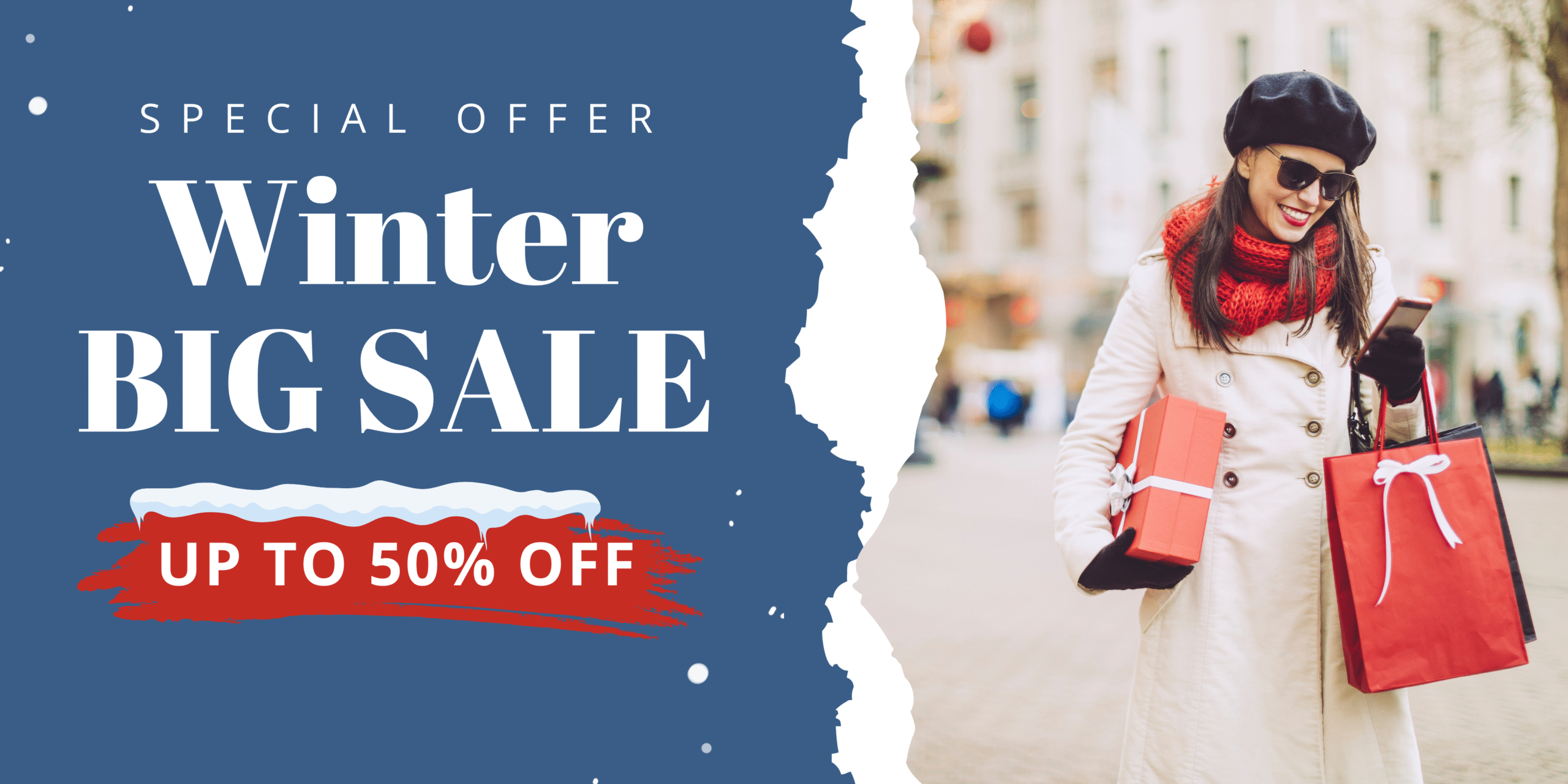 winter sale banner